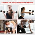thumbnail image 6 of BalanceFrom 550 LB Dumbbell Set, Pair of 5, 10, 15, 20, 25, 30, 35, 40, 45, 50 LBs, Multiple Packages, 6 of 15