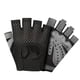 thumbnail image 1 of Guantes deportivos Nikou 2 medio dedo poliéster resistentes al desgaste antideslizantes color negro L, 1 of 13