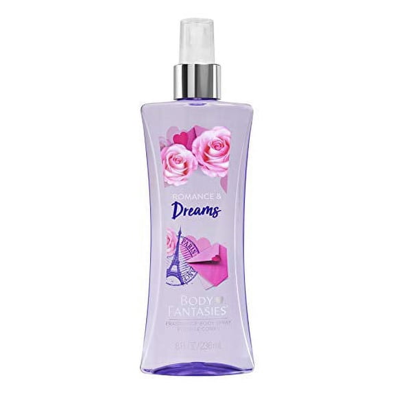 Body Fantasies Signature Romance And Dreams Unisex Body Spray, 8 oz