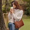 thumbnail image 4 of Bolsos de mujer con muchos bolsillos, bolsos cruzados de hombro de gran capacidad con múltiples bolsillos y monedero, nuevo bolso mensajero de cuero de PU, 4 of 5