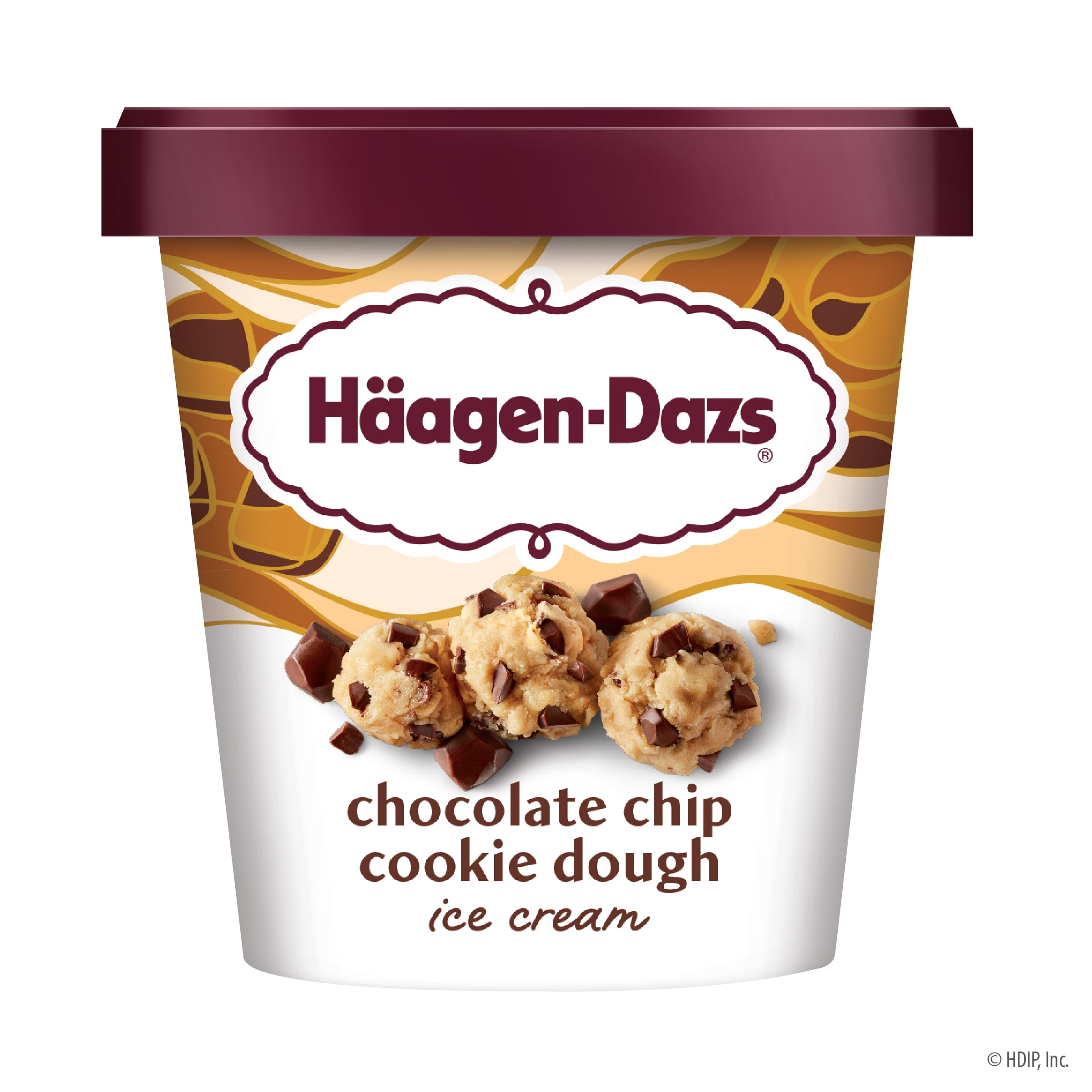 Haagen Dazs Chocolate Chip Cookie Dough Ice Cream, 14oz
