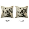 thumbnail image 5 of Dog Labradoodle Vintage Throw Pillow Covers, Home is Where My Dog is Decorative Pillows Covers Gifts for Dog Lovers Mom, Cute Farmhouse Pillows Cases Decor for Bed Couch Bedroom, 5 of 8