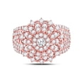 thumbnail image 2 of Diamond Princess 14kt Rose Gold Round Diamond Solitaire Bridal Wedding Engagement Ring 2 Cttw, 2 of 4