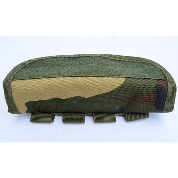 Shotgun Shell holder Tactical MOLLE Equipped Hunting pouch - Woodland Camouflage