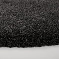 thumbnail image 4 of SAFAVIEH Royal Juliet Solid Plush Shag Area Rug, Charcoal, 6'7" x 6'7" Round, 4 of 8