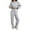 #+002Dark Purple, variant on 2 Piece Sweatsuit for Women Plus Size Long Sleeve Lounge Drawstring Sweatshirt Wide Leg Sweatpants Solid Color Loose Outfits Trendy Winter Matching Sets with Pockets 2025 Gray XL