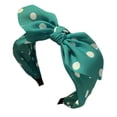 thumbnail image 3 of Clearance! Hontri A Headband Clearance under $5, Ladies Summer Bow Dot Headband Print Hairband Beach Hair Accessories On Sale, 3 of 7