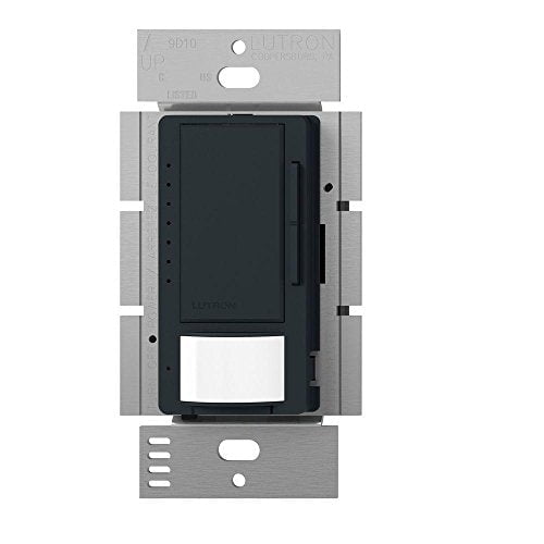 Lutron Maestro LED+ Motion Sensor Dimmer Switch | No Neutral Required | MSCL-OP153M-MN | Midnight