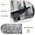 thumbnail image 6 of 2'x6' Rug Runners for Hallways Kitchen, Black Grey Forest Non Slip Entryway Beside Floor Carpet Runner, Vintage Watercolor Tree Tunk Washable Laundry Room Bedroom Throw Rugs Mat for Family Pet, 6 of 8