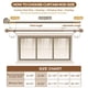 thumbnail image 5 of Barra de Cortina KAMANINA Ajustable 81-218 cm Metal Blanco, 5 of 8