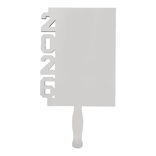 BINGLI Graduation Sublimation Blanks 2026 Grad Fans Sublimation Class of 2026 Photo Frame 4 x 7 Handheld Fan Shaped Picture Frame for Grad Gifts Desk Home Middle High School College