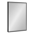 thumbnail image 1 of Kate and Laurel Rhodes Modern Decorative Rectangle Wall Mirror, 18.75" x 24.75", Black, Contemporary Wall Decor, 1 of 2
