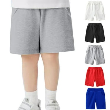 Pajamas For Kids Boys Kids Boys Plaid Pajama Shorts Elastic Waist Knot Front Cute Pj Shorts Cotton Soft Lightweight Shorts Drawstring Pants with Pocket