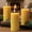 3, variant on 6 Pack Pure Beeswax Pillar Candles Bulk-210 Hours, Bees Wax Candles for Decor-1.96x3.85 Inch, Unscented Bees Wax Pillar Bulk Candles for Thanksgiving Party