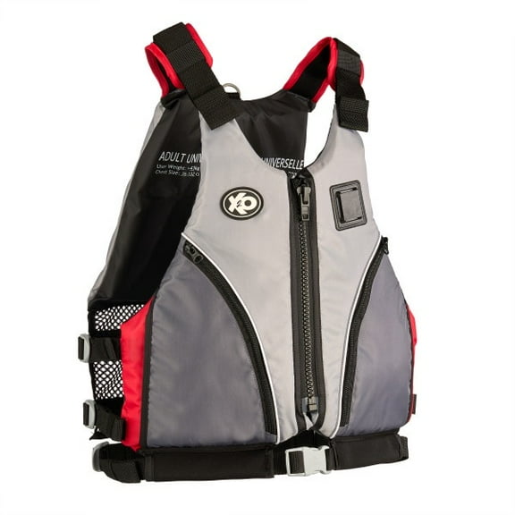 Paddle Vest Deluxe 2X-3X Red/Gray