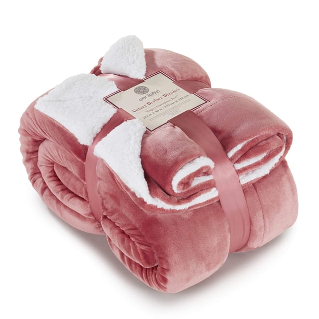 Manta Genteele Sherpa Plush Reversible 259x228 cm
