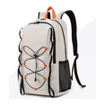 thumbnail image 2 of Mochila académico/viajes/ciclismo/trekkin diseño liso 25 L, Color Beige, 2 of 4
