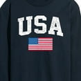 thumbnail image 3 of Instant Message - USA Flag - Men's Long Sleeve T-Shirt, 3 of 6