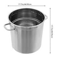 thumbnail image 2 of TFCFL 74L/78QT Stock Pot Stainless Steel Large Kitchen Soup Pot Big Cooking Pot For Restaurant, 2 of 20