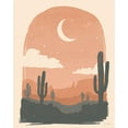 thumbnail image 2 of Penner, Janelle 26x32 Black Ornate Wood Framed with Double Matting Museum Art Print Titled - Desert II, 2 of 4