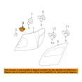 thumbnail image 1 of CHRYSLER OEM Tail Lamps-Rear Lamps-Tail Lamp Assembly Wing-nut 6507357AA, 1 of 2