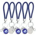 thumbnail image 4 of Llavero de ojo azul BuyWeek 5 piezas ojo de la suerte regalo de vacaciones joyería turco, 4 of 14