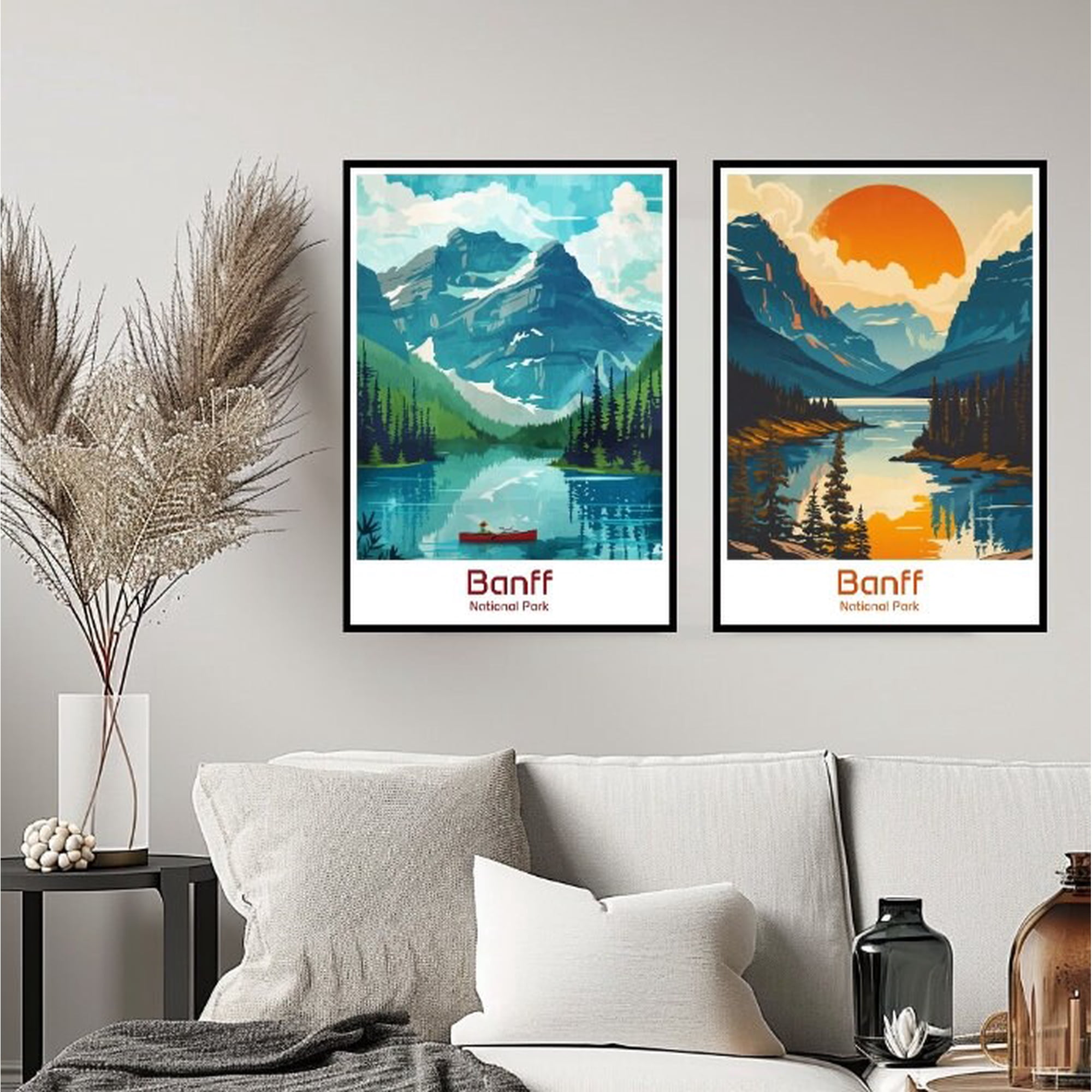 Banff National Park Travel Canada Room Poster, Set 2, Poster Only