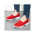 thumbnail image 5 of Lacyhop Walking Shoes for Women Wide Width Sneakers Comfort Trainers Shoes Red Size 5, 5 of 5