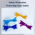 thumbnail image 5 of 2pc Clear Waterproof Goggles Summer Essentials Impact Resistant Protective Glasses Candy Colored Frames Windproof Dustproof Safety Eyewear Water Party Supplies, 5 of 5