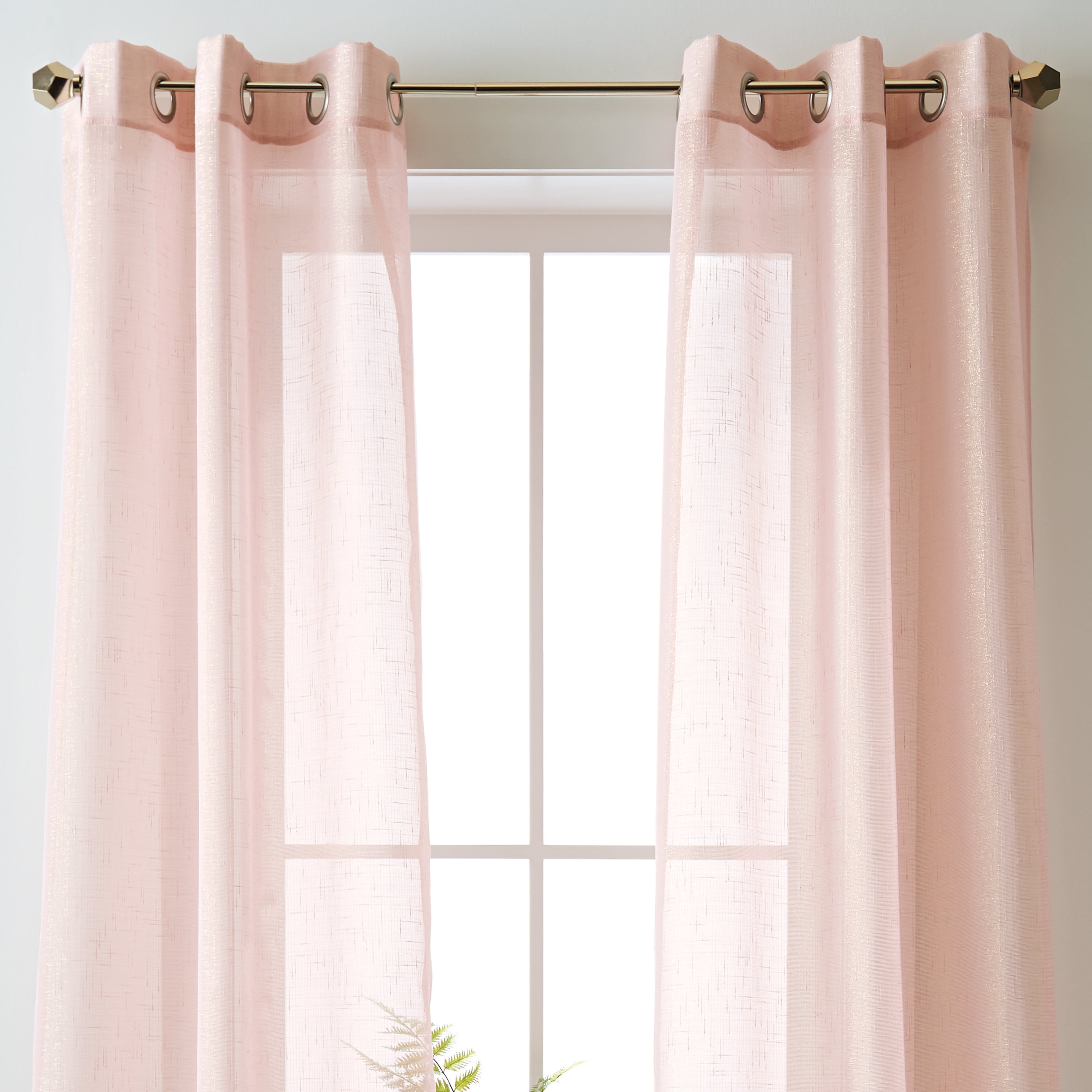 Better Homes & Gardens Metallic Shimmer Grommet Panel Pair