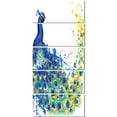 thumbnail image 2 of Exotic Peacock Watercolor - Contemporary Animal Art Canvas, 2 of 3