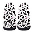 thumbnail image 5 of XYZCANDO Set of 2 Auto Seat Covers Set for Interior Car Seat Covers Protector Decorative, SUV Van Sedan Car Front Seat Covers, Cowhide Pattern, 5 of 10