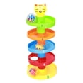 thumbnail image 1 of Roll Activity Toy, Roll Play Tower Toy 5 capas para bebé para nios,Roll Play Tower Toy Ball Drop Roll Toy Roll Actividad Juguete Rampa de bolas Juguete Bebé Torre giratoria Juguete Rollo Torre girator, 1 of 7