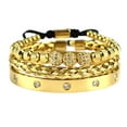 thumbnail image 3 of Pulsera de cuerda , accesorio de joyería, ancho de 8mm, pulsera tejida para mujer Dorado Fernando Pulsera trenzada, 3 of 8