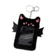 thumbnail image 4 of Portatarjetas De Felpa De 2 Colores Estuche Para Tarjeta De Identificación Little Devil negro y rosa Hugo cubierta de la tarjeta de felpa, 4 of 10
