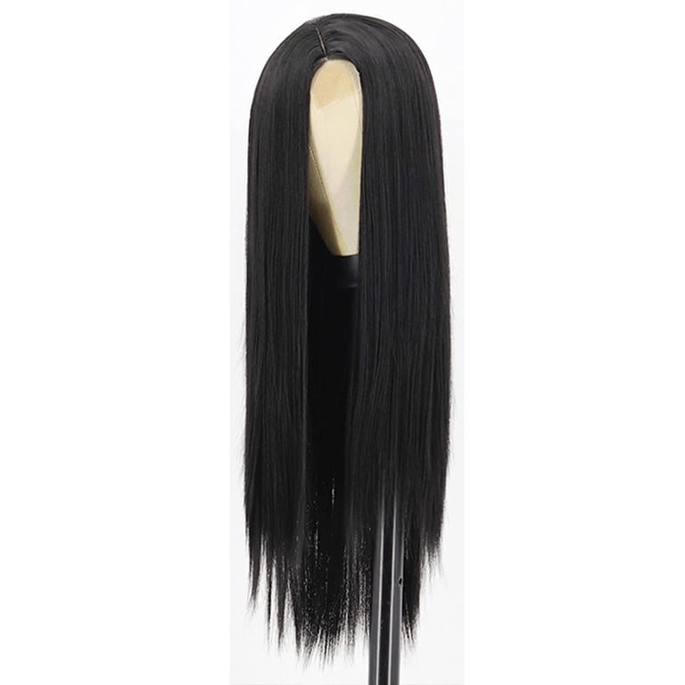 100% Human Hair Glueless Lace Front Wig 26 Inch Straight Pre Cut 6x4 Skin Melt Amazon.com : JUBOTIN 26 Inch Straight Human Hair Glueless  main image 4