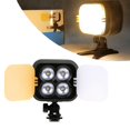 thumbnail image 3 of Luz de video LED portátil, luz de relleno de cámara 5600K 19W Iluminación Brillo Mini de lámpara LED para fotografía de luz mixta Sunnimix Kits de iluminación de vídeo, 3 of 8