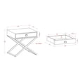 thumbnail image 3 of Furniture of America Ira Contemporary Wood 1-Drawer End Table in Gray, 3 of 3