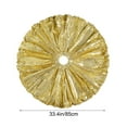 thumbnail image 3 of 36 Inches Gold Tree Skirt,Christmas Tree Skirts Glitter Sequins Velvet Tree Skirt for 4ft Xmas Trees Decorations,Christmas Decorations Sequin Tree Skirt Cover for New Year Party Indoor Holiday Tree, 3 of 9