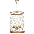 thumbnail image 2 of Safavieh Alair 18 In. Dia. Adjustable Pendant Lamp , Gold, 2 of 6