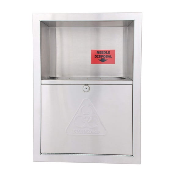 Bradley 989-000000 - Recessed Needle Disposal