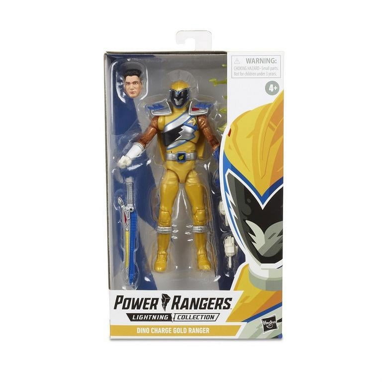 Power Rangers Dino Charge Gold Ranger Figure - Collectible