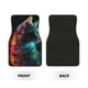 thumbnail image 2 of Balery Neon Spectrum Cat Portrait Juego de 4 Alfombrillas para Auto, Revestimientos de Caucho Resistente, Diseño Antideslizante, 2 of 7