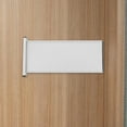 thumbnail image 4 of Hemoton Door Name Plate Wall Mount Aluminum Signboard Business Door Sign Holder Double Sided Blank Door Sign for Office, 4 of 8