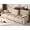 Beige, variant on Oversized Sectional Couches for Living Room FSC Certified Pu Leather Cloud Couch Sleeper Sofa Adjustable Back Chaise Detachable Armrest Cushion 2 Seat