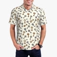 thumbnail image 1 of Fotbe Keys1 Camiseta Polo de Golf para Hombre con Estampado – Camisa Deportiva Transpirable con Cuello Abotonado-XX-Large, 1 of 6