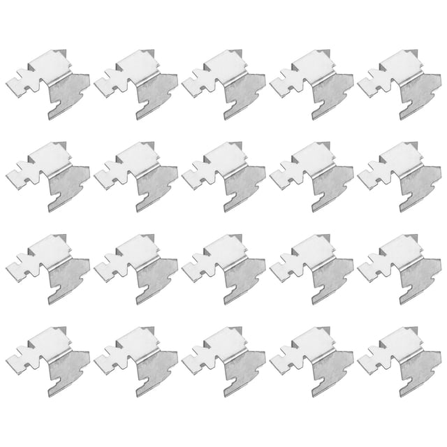HEALEEP 20Pcs Cabinet Shelf Support Silver Steel for Kitchen Cabinet Users who need storage solutions