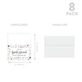 thumbnail image 5 of Koyal Wholesale Wedding Day Gift Cards Set with Envelopes Set of 8 Terrazzo To My Bridesmaid On My Wedding Day Cards, 5 of 5