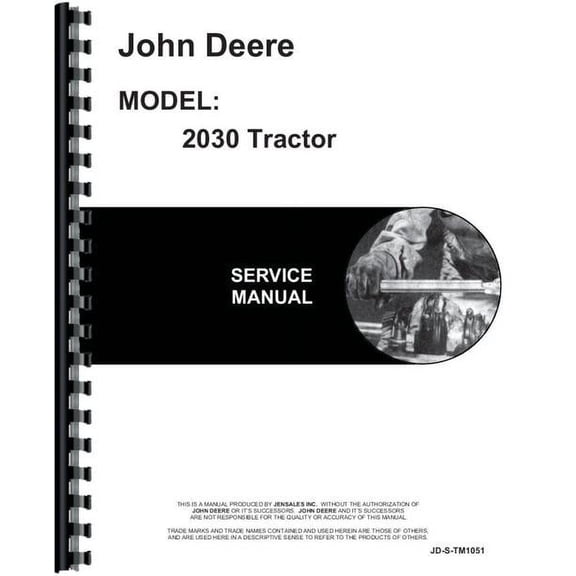 John Deere 2030 Tractor Service Manual