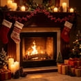 thumbnail image 4 of Artificial Christmas Berry Rattan Decorative Wrapping 1 Meter - Plastic Indoor Holiday Decor with Berry Clusters for Mantels, Windows and Doorways Red, 4 of 6